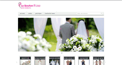 Desktop Screenshot of leboutonrose.com