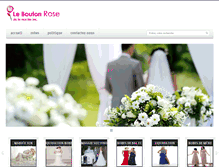 Tablet Screenshot of leboutonrose.com